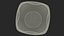 Solo Squared Plastic Bowl Blue