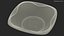 Solo Squared Plastic Bowl Blue
