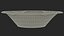 Solo Squared Plastic Bowl Blue