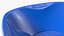 Solo Squared Plastic Bowl Blue