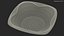 Solo Squared Plastic Bowl Blue