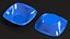 Solo Squared Plastic Bowl Blue