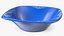 Solo Squared Plastic Bowl Blue