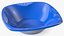Solo Squared Plastic Bowl Blue
