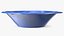 Solo Squared Plastic Bowl Blue