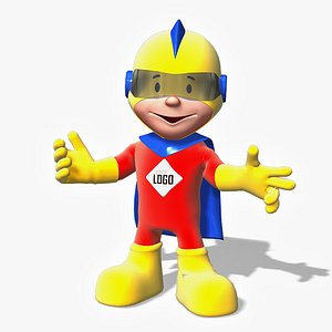 Cartoon Super Hero Boy