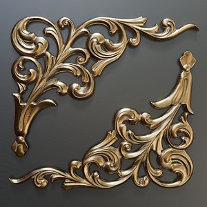3D decor molding onlay
