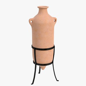 3D roman amphora stand 3 model