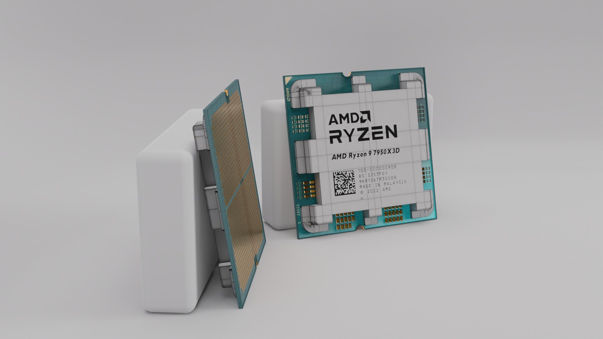 AMD Ryzen 9 7950X3D Model - TurboSquid 2145488