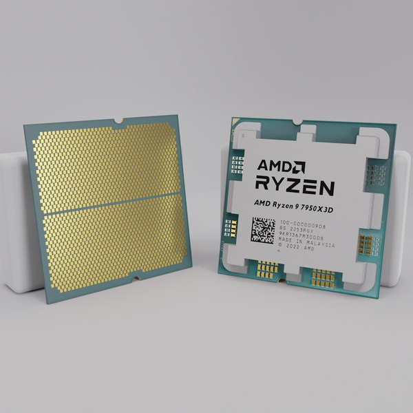 3D модель AMD Райзен 9 7950X3D - TurboSquid 2145488