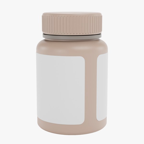 Pill Bottle 1 model - TurboSquid 1769925