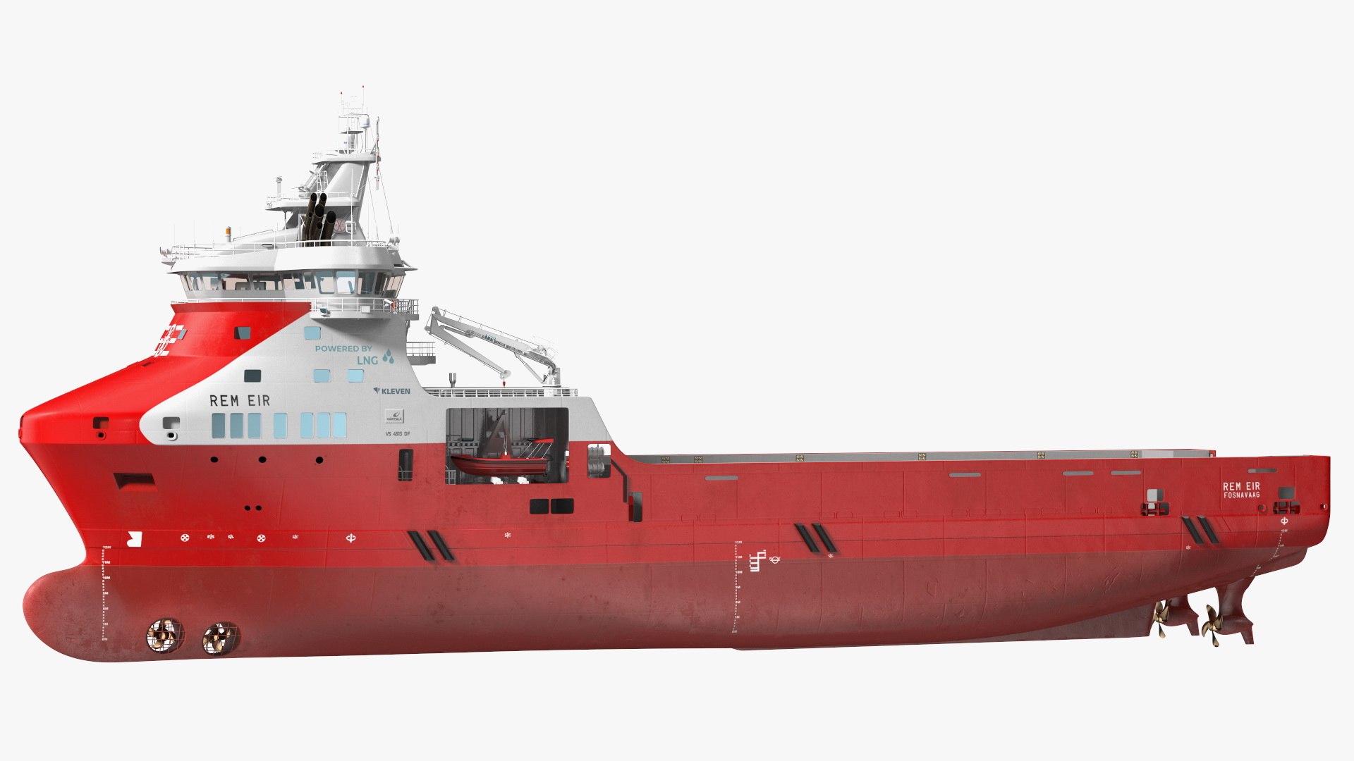 REM EIR Offshore Supply Vessel 3D model preview