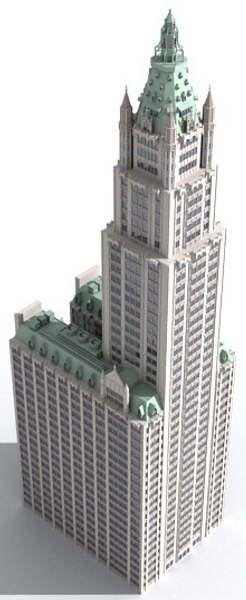 new york skyscrapers building 3d model