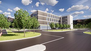 Office building 3D model