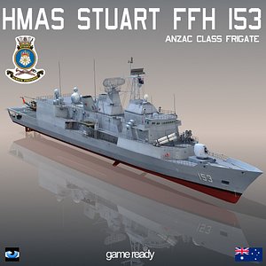 HMAS Stuart FFH 153 Anzac Class Frigate