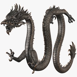 Chinese Dragon v2 Rigged