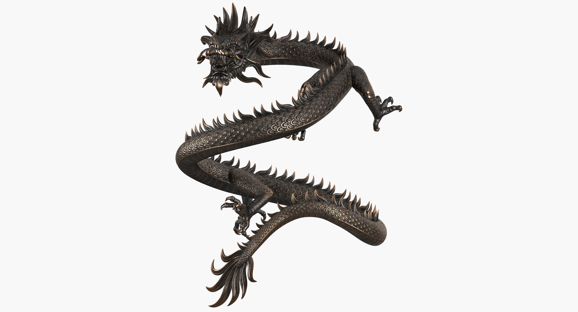 Chinese Dragon Rig V2 3D Model - TurboSquid 1244856