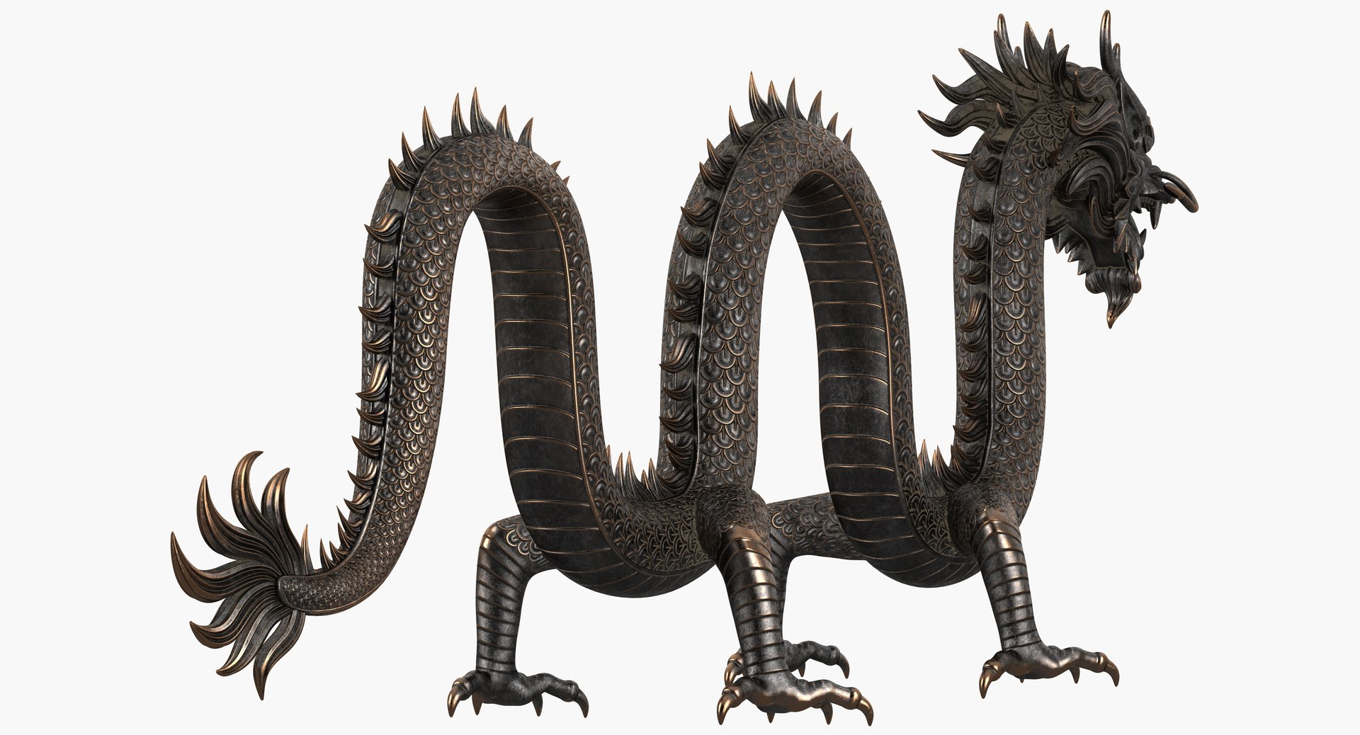 Chinese Dragon Rig V2 3D Model - TurboSquid 1244856