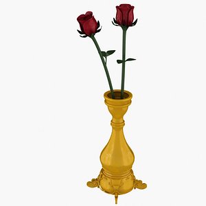rose vase 3D model