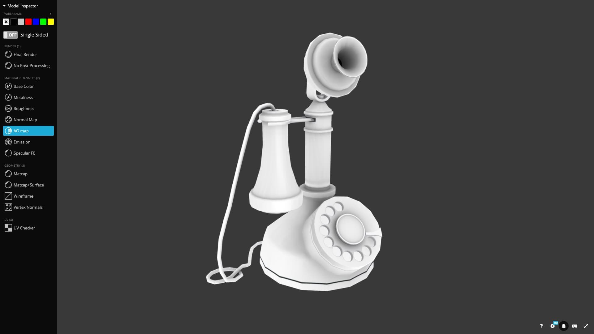 3D Candlestick Phone Game Ready TurboSquid 2123167