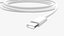 Cable USB-C a USB blanco