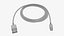 Cable USB-C a USB blanco