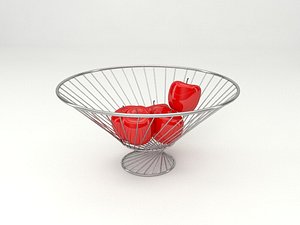 3d model of fruit busket