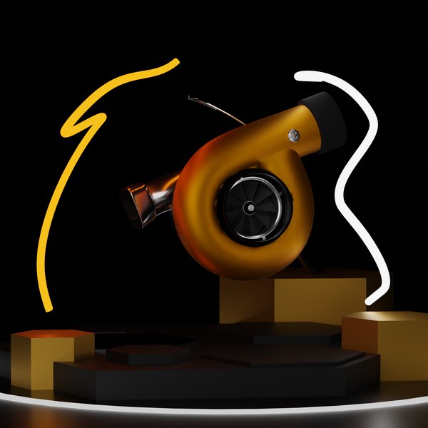 3D модель Golden Turbo - TurboSquid 2082040