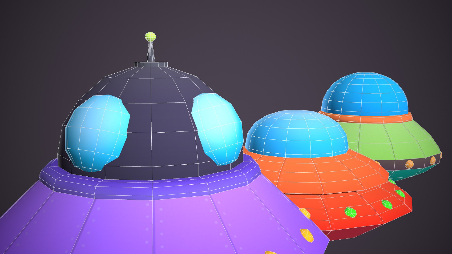 Ufo alien space model - TurboSquid 1665769