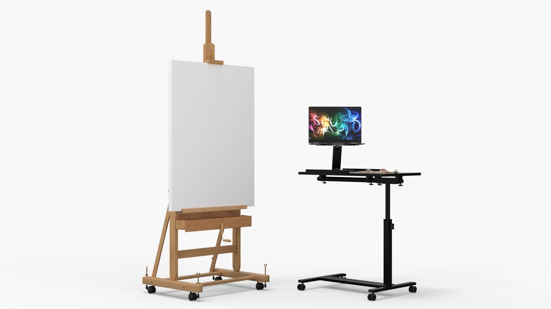 Artists Workspace 3D model preview