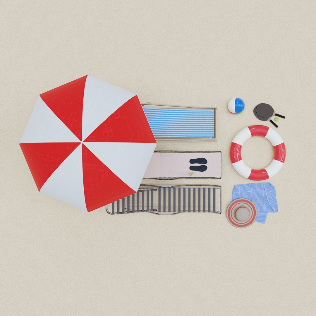 Beach Collection - Flip-Flops Deck Chair Rackets Life Buoy Towel 3D model https://p.turbosquid.com/ts-thumb/hJ/0DbjEP/YJ/beachcollectioncolab_0023min/png/1623606650/1920x1080/fit_q87/b18ba350676c9b561cd2b4e812fb3d0e13ad6ab7/beachcollectioncolab_0023min.jpg