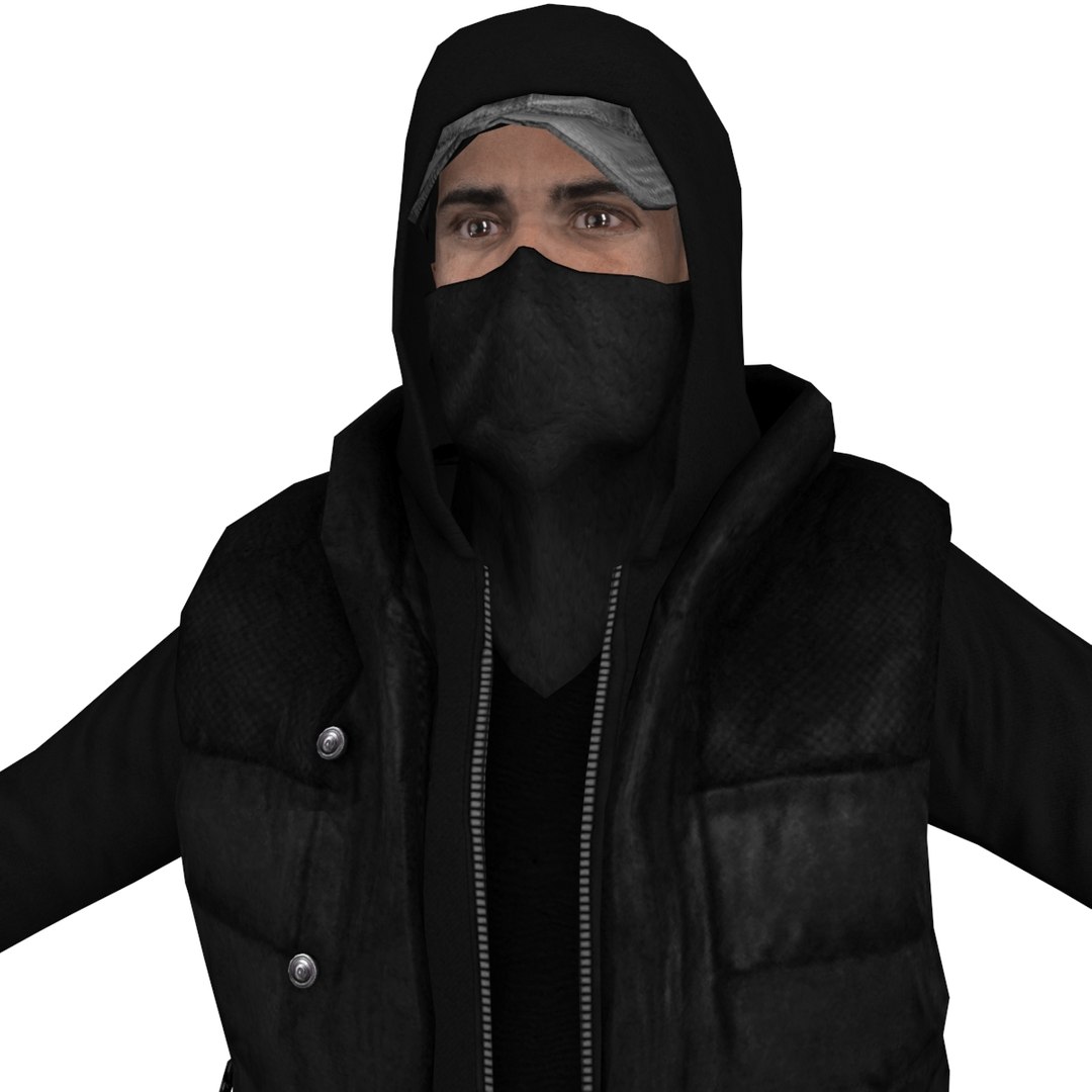 3d model rigged rebel 3
