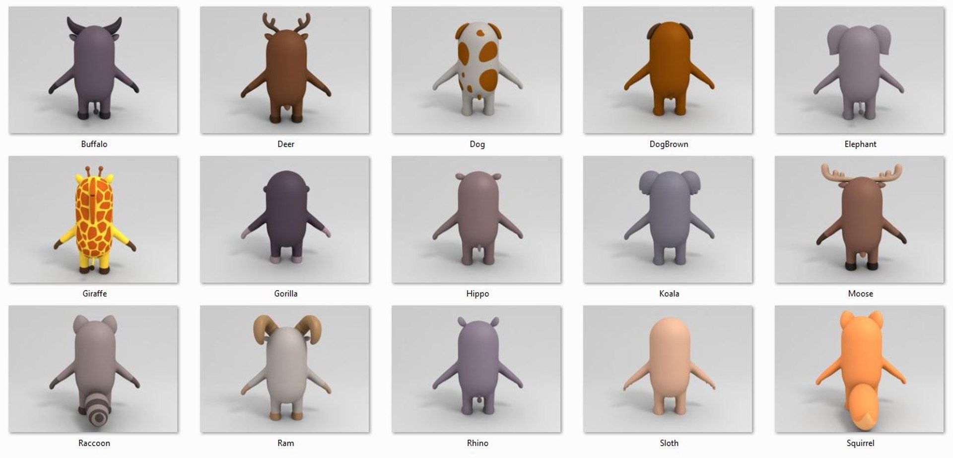 3D cartoon animal pack rigged character https://p.turbosquid.com/ts-thumb/hJ/27Ttmj/MAcg0TQk/29/jpg/1528618507/1920x1080/fit_q87/dcf5e90e418468292bcac31aa236063f692b577f/29.jpg
