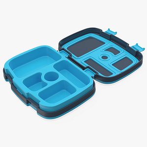 Portable Food Warmer Crockpot Blue 3D Model $29 - .3ds .blend .c4d