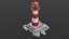 Low-Poly-Leuchtturm