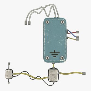 3D model switchboard wires