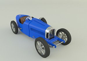 Bugatti type 35 B 3D model