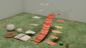 Cozy Fall Asset Pack Low-Poly
