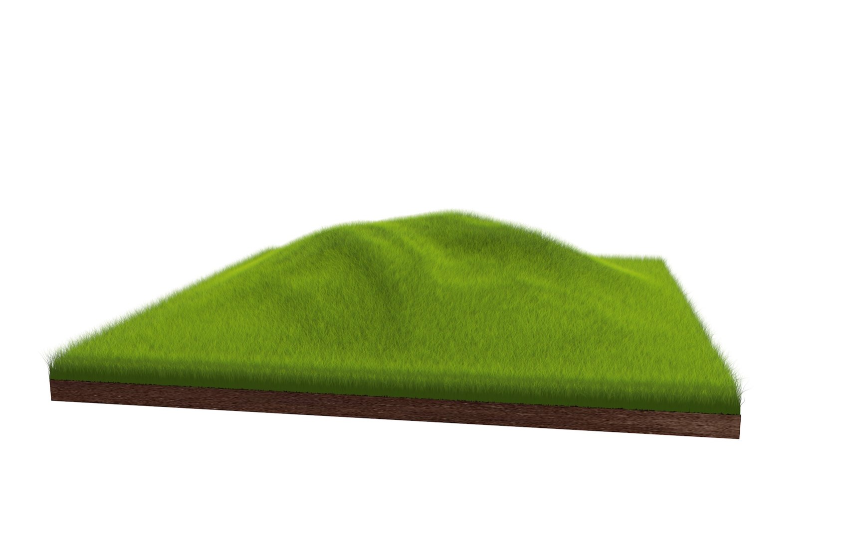 Grass Hill 3d C4d