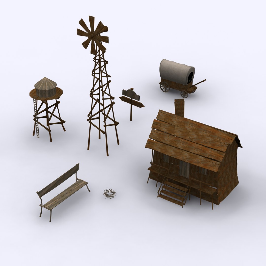 3D Model Wild West - TurboSquid 1380380