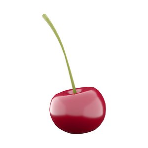 3d sweet cherry icon 3D model