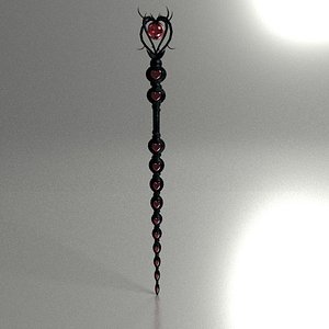 Gothic Staff of Hearts