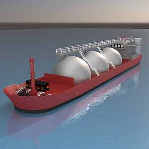 Oil Ship v3 3D model