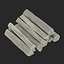 split wood logs 3d model