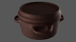 Electric Cooking Pot Rusted Metal Version1