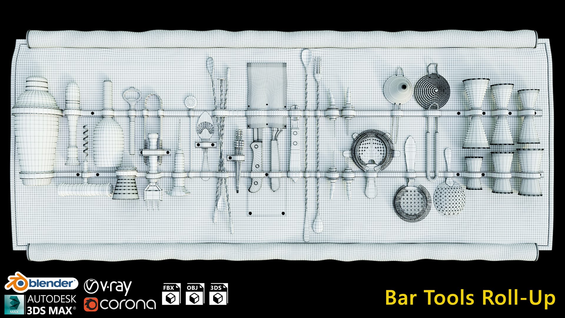 3D bar tools roll-up jigger https://p.turbosquid.com/ts-thumb/hJ/OkyJHh/UZ/bartoolsrollupab/jpg/1696268018/1920x1080/fit_q87/c7692298275ceb5aaca5b75a48024604d461ca26/bartoolsrollupab.jpg