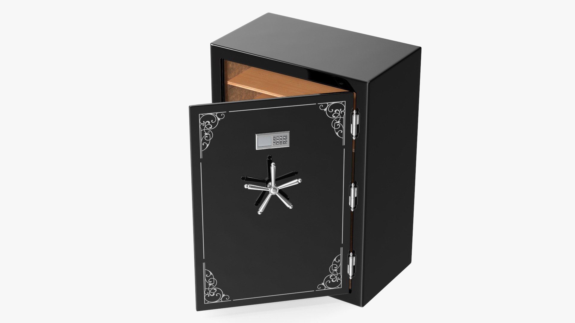 Fireproof Electronic Keypad Gun Safe 3D model preview