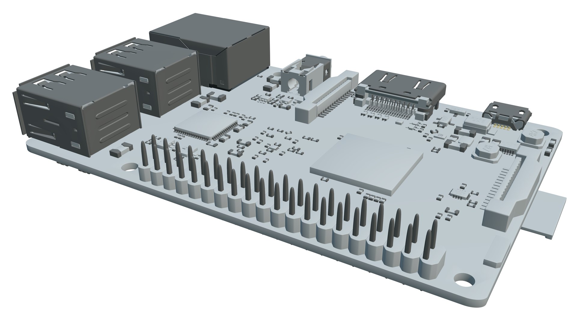 Raspberry Pi 3D Model - TurboSquid 1385479