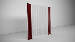 Curtain Model 3D