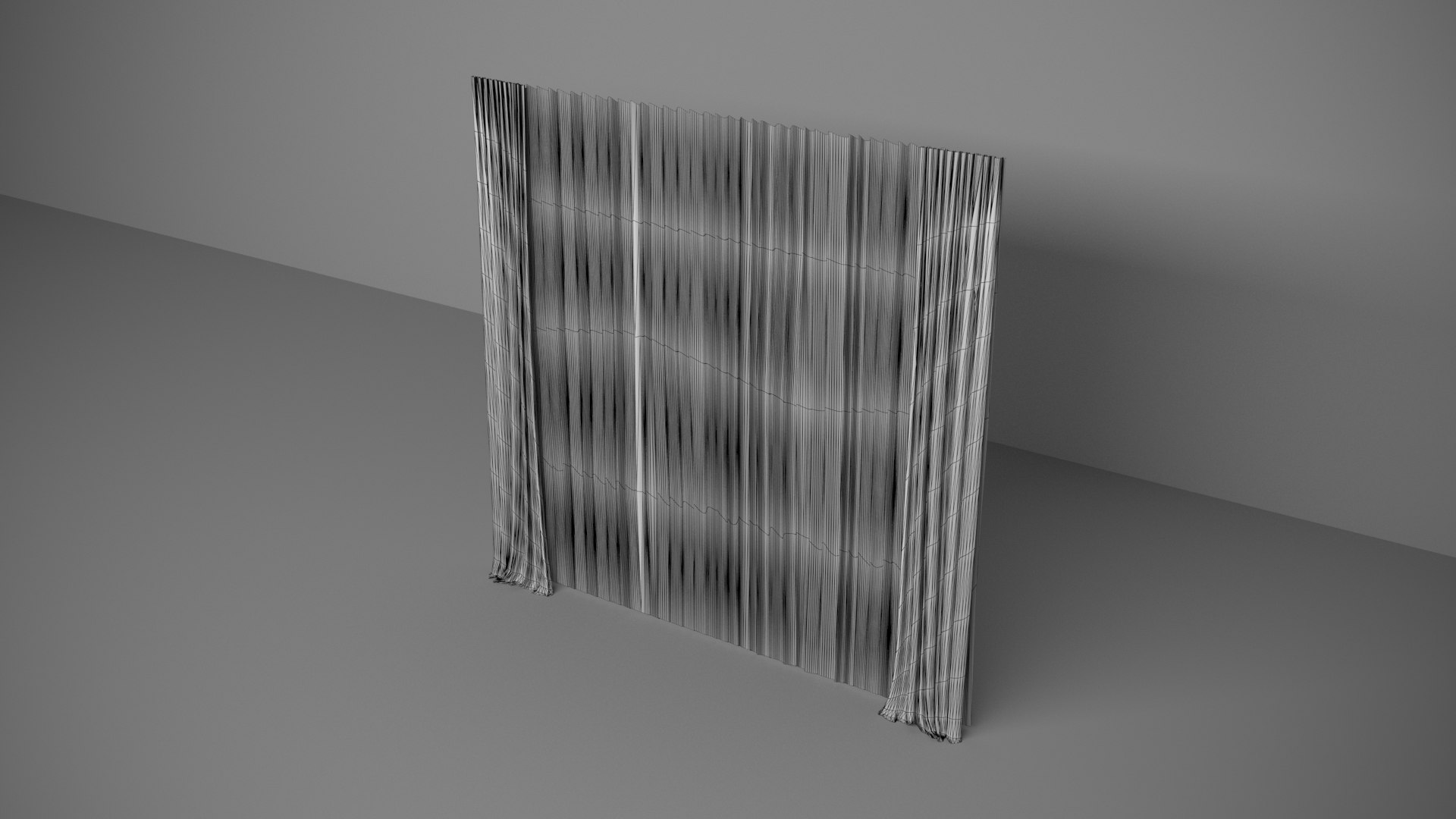 Curtain Model 3D TurboSquid 2064226